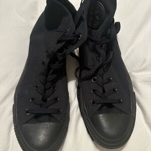 Men’s Converse all stars high top black on black